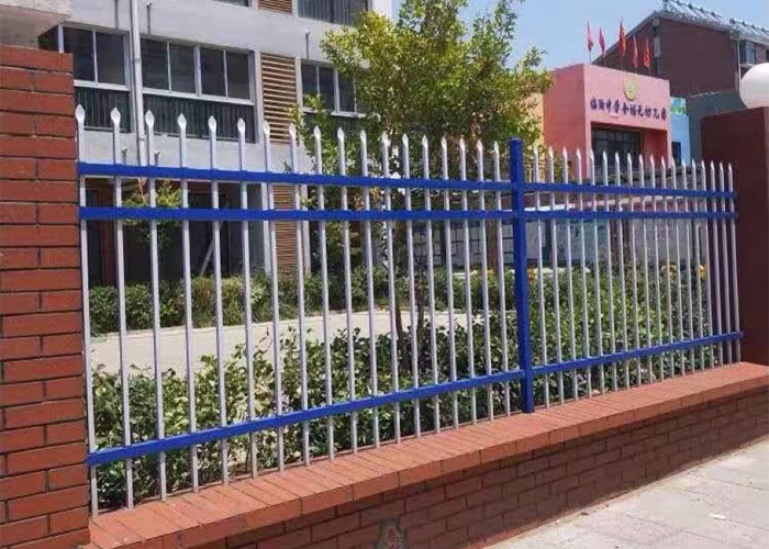 宜春学校幼儿园锌钢围栏护栏工程案例